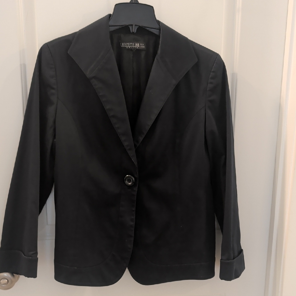 Lafayette 148 New York Black Blazer